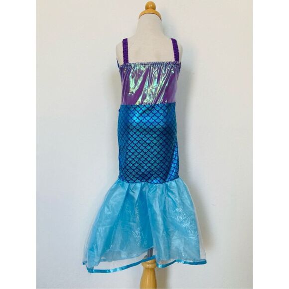NEW Sparkly Toddler 3/4 2p Mermaid Costume - Picture 3 of 6